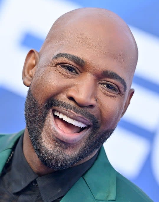 A closeup on Karamo Brown