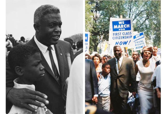 Jackie Robinson at the March on Washington, D.C. 50 years ago