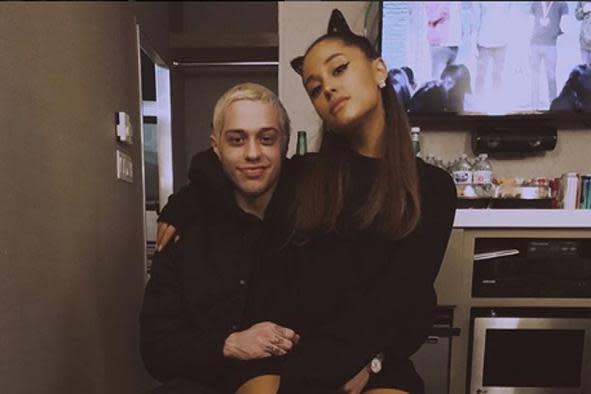 Over: Ariana Grande and Pete Davidson: Ariana Grande Instagram