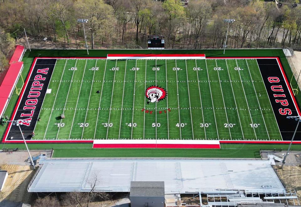 Aliquippa unveils the look of the brand new football field.