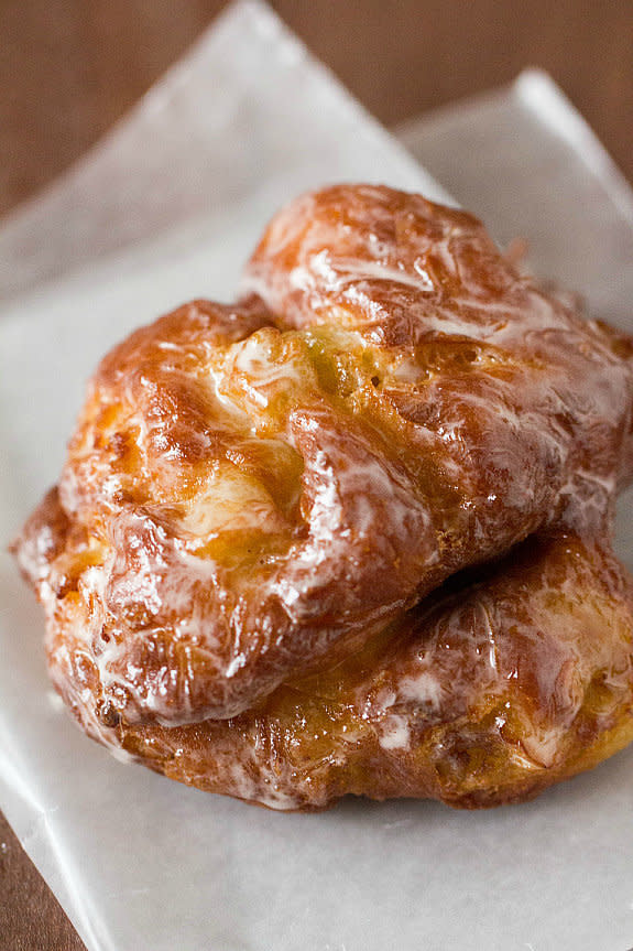 <strong>Get the <a href="http://www.browneyedbaker.com/2012/10/30/apple-fritter-doughnuts/" target="_blank">Apple Fritter Doughnuts recipe</a> from Brown Eyed Baker</strong>