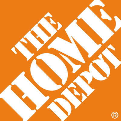 The Home Depot logo. 