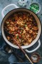 <p>Made with Chinese sausage and sticky rice, this aromatic stuffing recipe will be your go-to for every Thanksgiving dinner.</p><p>Get the <strong><a href="https://omnivorescookbook.com/sticky-rice-stuffing/" rel="nofollow noopener" target="_blank" data-ylk="slk:Sticky Rice Stuffing recipe;elm:context_link;itc:0;sec:content-canvas" class="link ">Sticky Rice Stuffing recipe</a></strong> at Omnivore's Cookbook.</p>