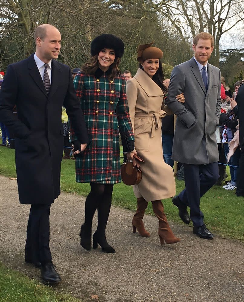 Prince William, Kate Middleton, Meghan Markle and Prince Harry