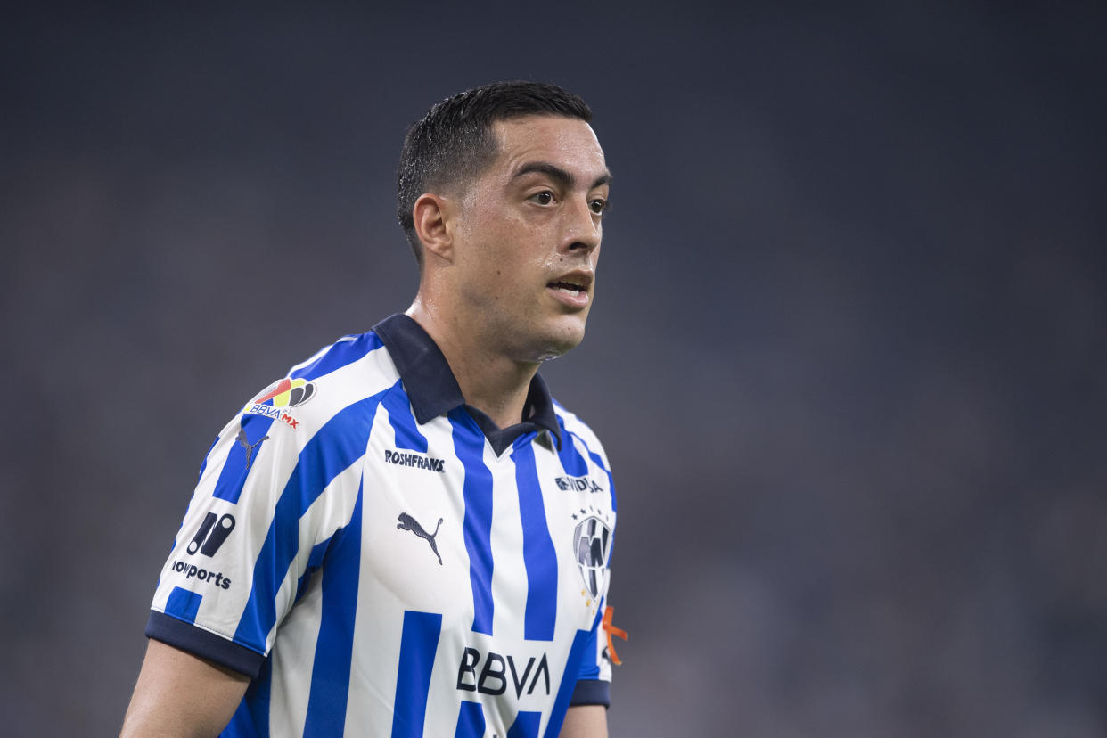 Funes Mori en un partido entre Rayados y Atlético San Luis en diciembre pasado. (Azael Rodriguez/Getty Images)