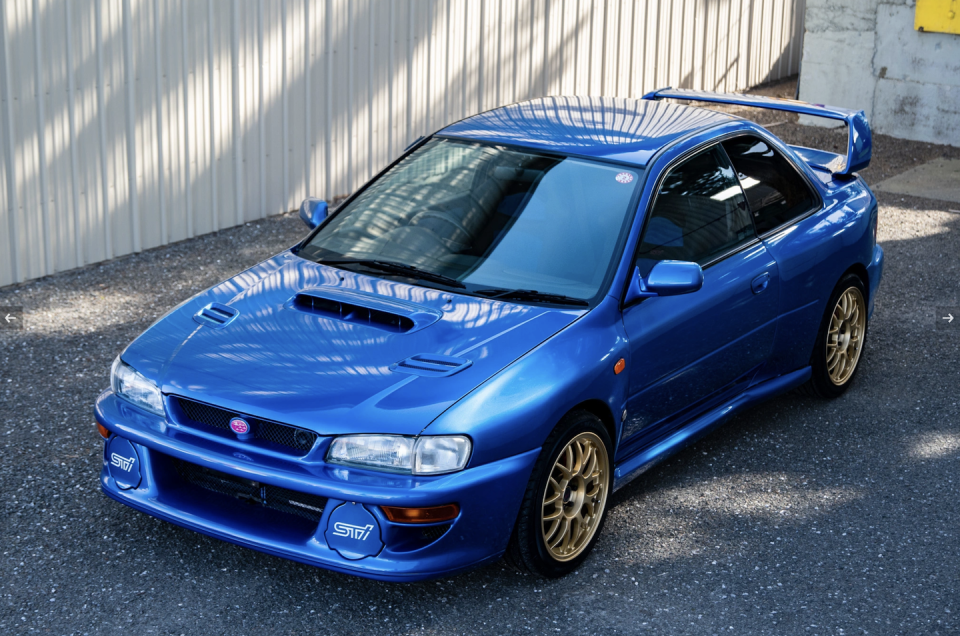 1998 subaru impreza 22b sti