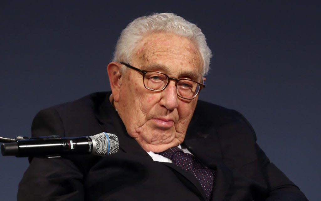 Henry Kissinger attends the ceremony for the Henry A. Kissinger Prize on January 21, 2020, in Berlin, Germany.