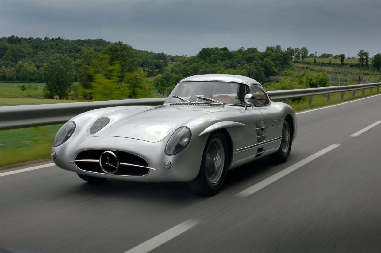 1955 Mercedes-Benz 300 SLR Coupe.