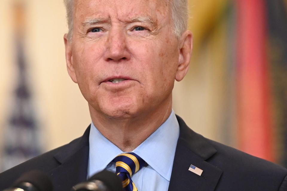 Biden said the war had now crossed into two generations (AFP via Getty Images)