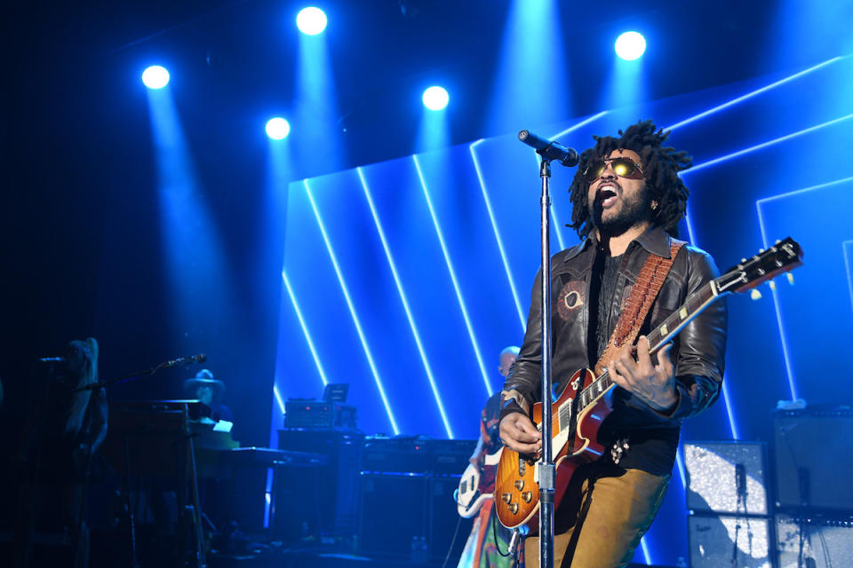 <p>Kravitz was one of two special performers who took the stage that evening. (Photo by Venturelli/Getty Images for LDC Foundation) </p>