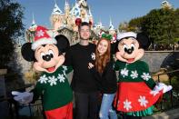 <p>The most wonderful time of the year at the most magical place on earth! The <em>Riverdale</em> star and her boyfriend, the co-host of MTV's <em>Ghosted: Love Gone Missing</em>, got festive with Mickey and Minnie at Disneyland in Anaheim, California.</p>
