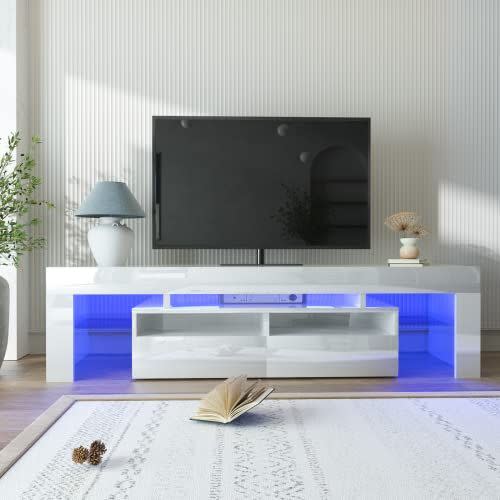 Modern Gloss LED TV Stand