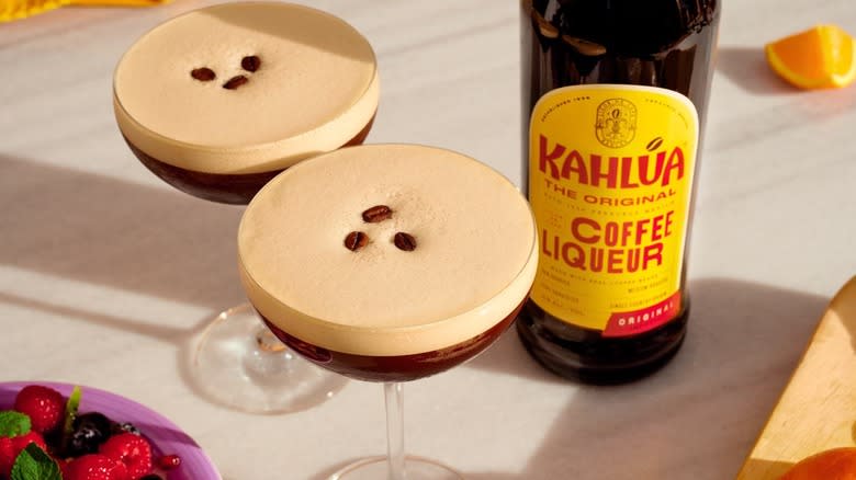 Kahlúa espresso martinis