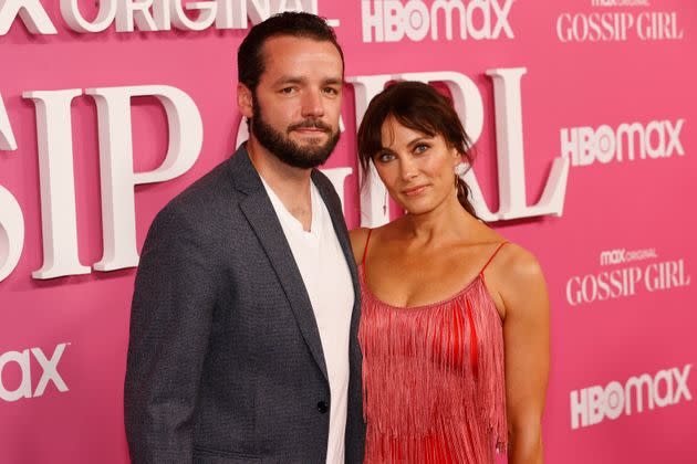 Patrick Brown (left) and Laura Benanti. The singer wrote on Instagram recently that she had a miscarriage while performing a concert on The Broadway Cruise while sailing from New York to Bermuda. 