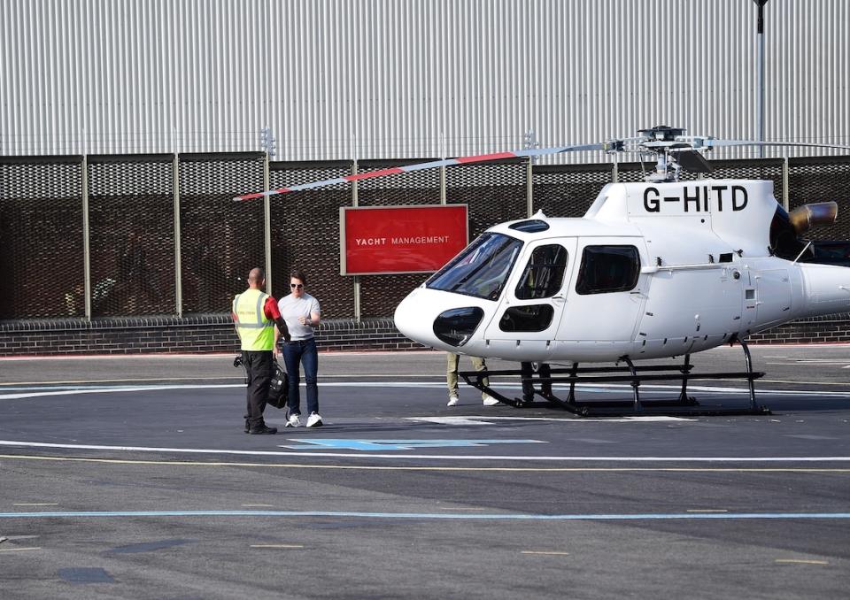 Tom Cruise et son fils ont fait un tour en hélicoptère
