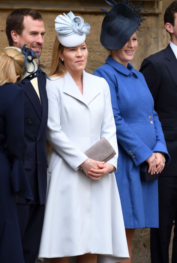 Peter Phillips, Autumn Phillips and Zara Tindall