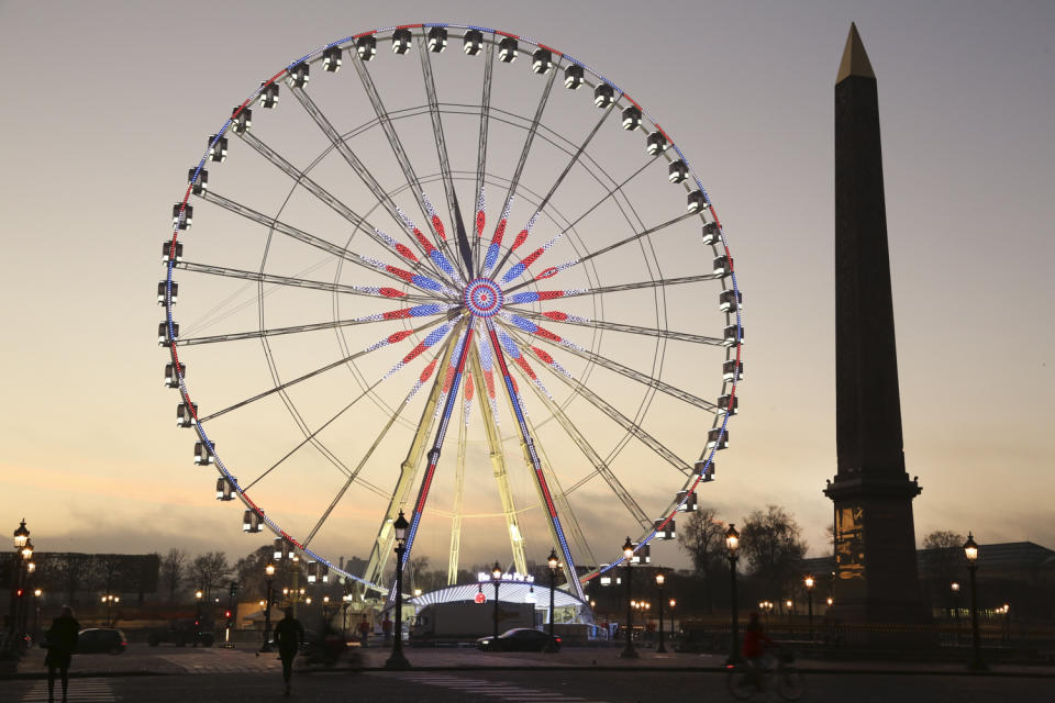 <p>The Ferris wheel in Paris was also built for a world's fair, the 1900 Paris Exposition.</p>