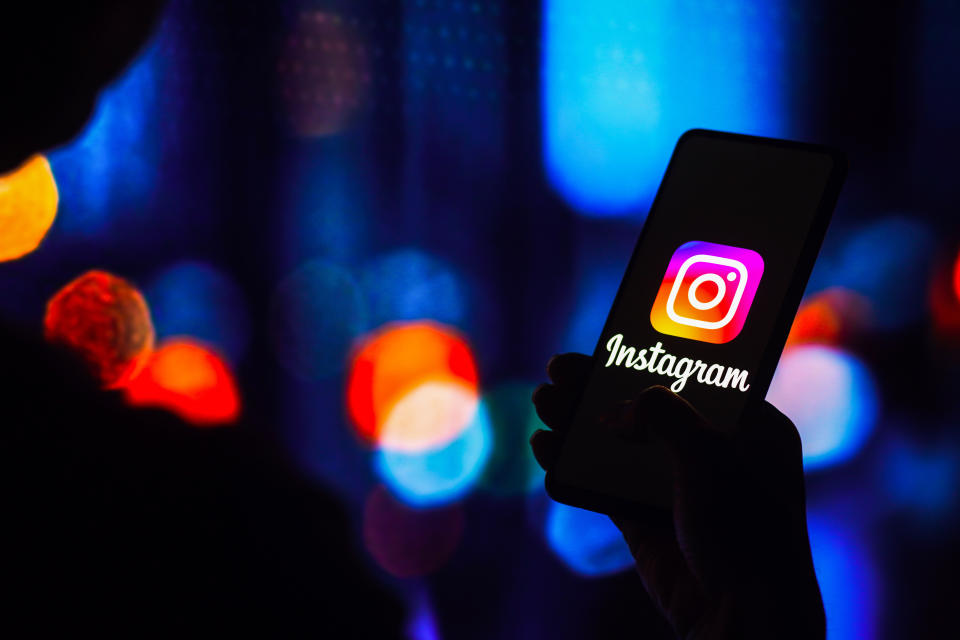 BRAZIL - 2022/10/17: In this photo illustration, the Instagram logo is displayed on a smartphone screen. (Photo Illustration by Rafael Henrique/SOPA Images/LightRocket via Getty Images)