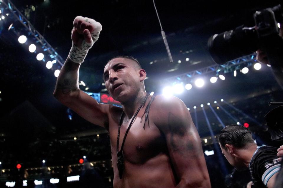 Mario Barrios celebrates defeating