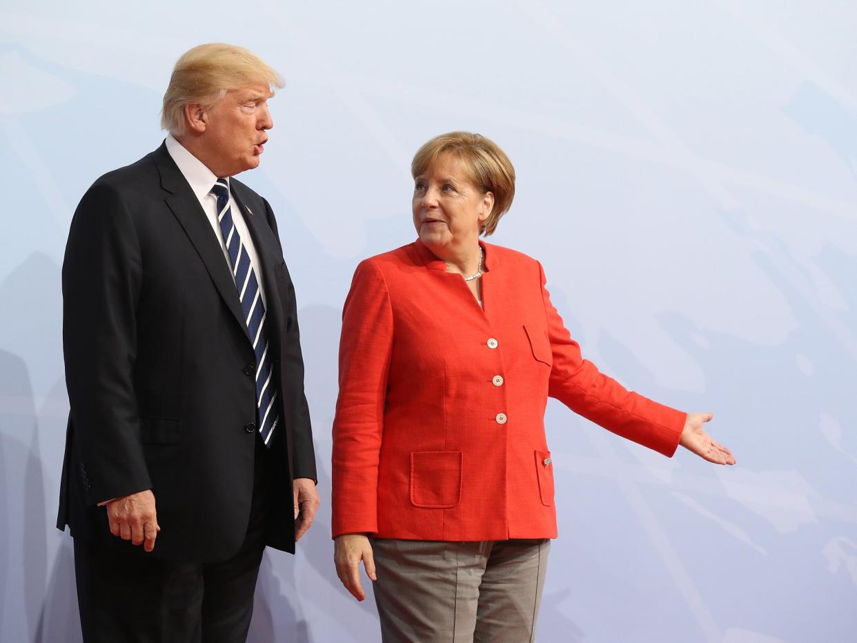 Trump has repeatedly criticised the German government: Sean Gallup/Getty Images