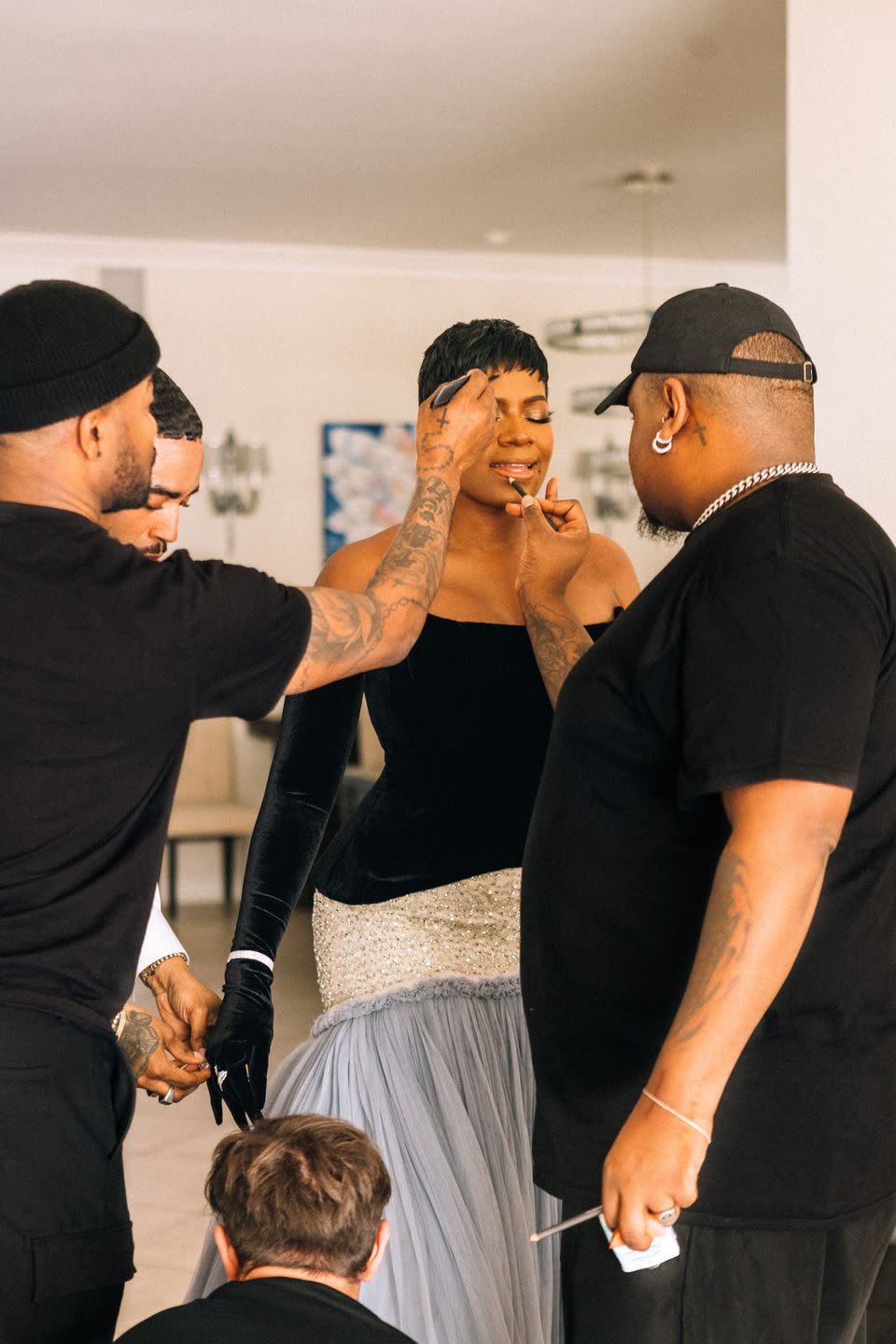 fantasia barrino taylor bts get ready golden globes 2024