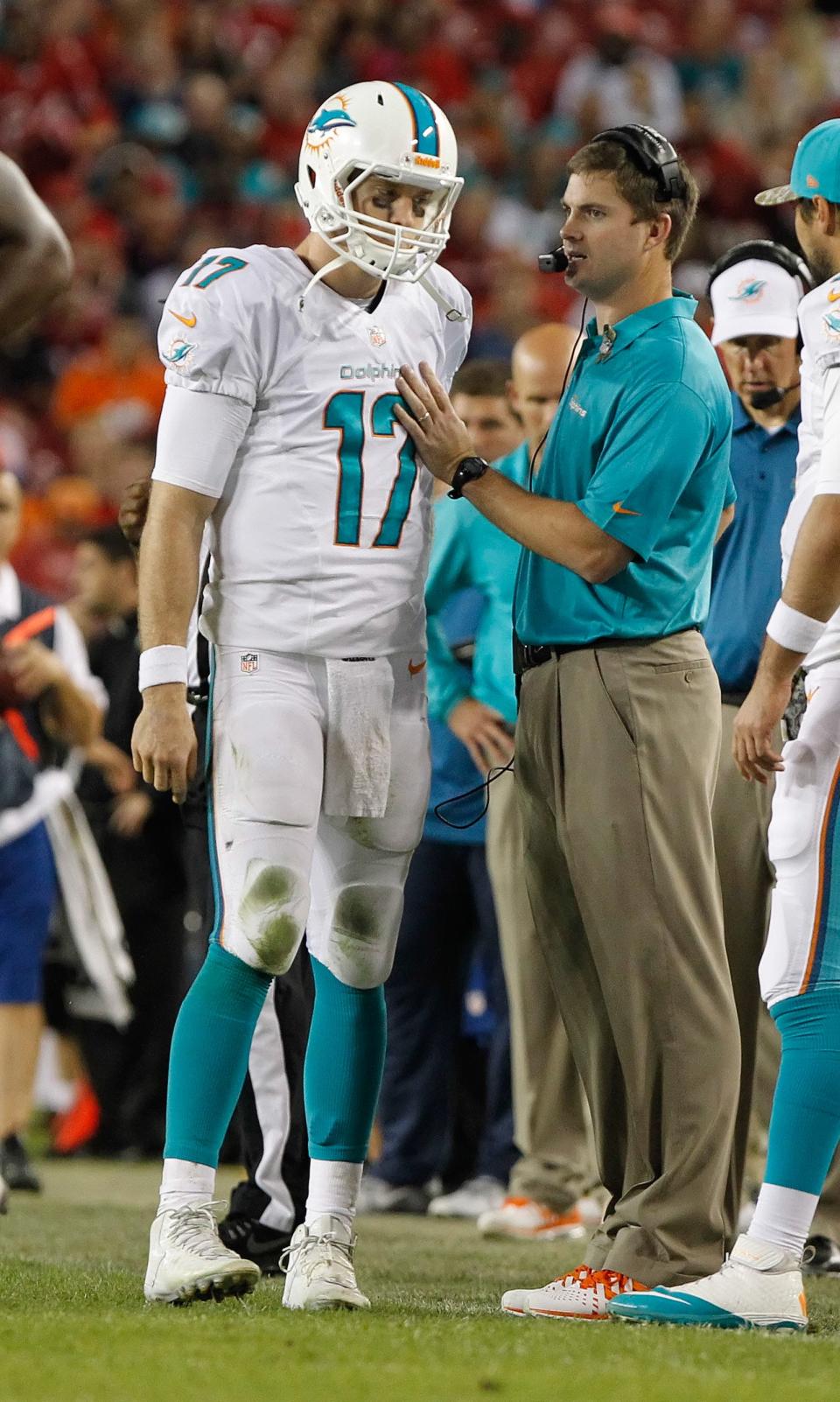 Taylor has been praised for his work in Miami in helping to develop Ryan Tannehill as an NFL quarterback.