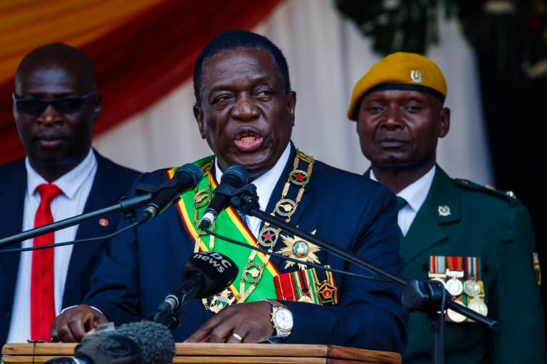 Zimbabwe's President Emmerson Mnangagwa won the July election with 50.8 percent of the vote