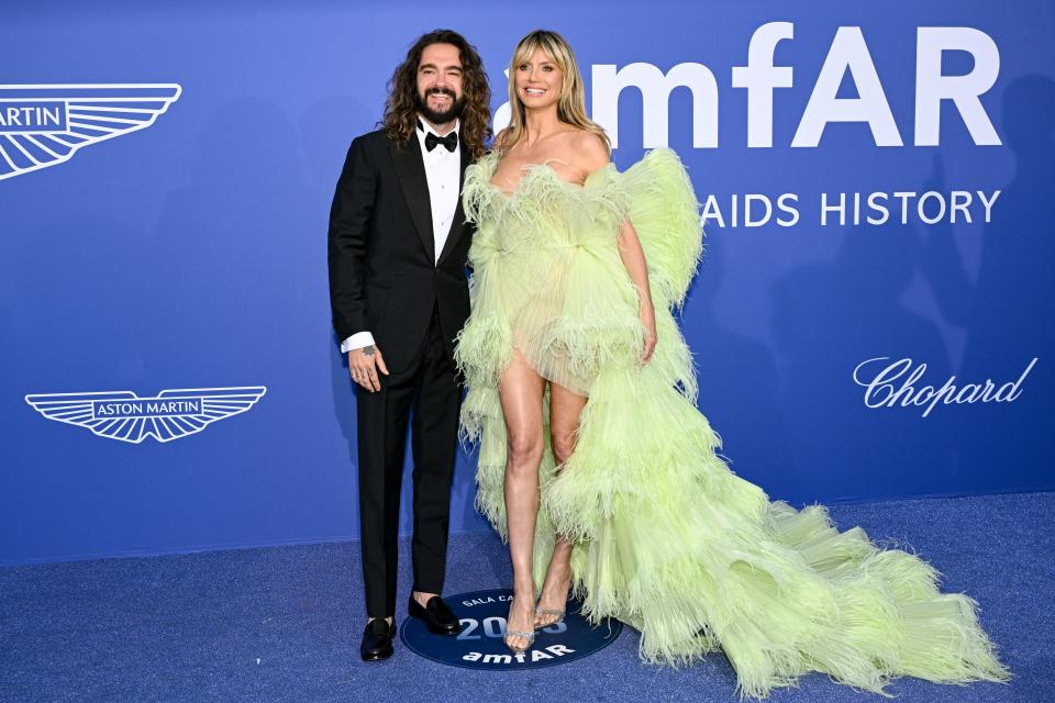 Heidi Klum with husband Tom Kaulitz.