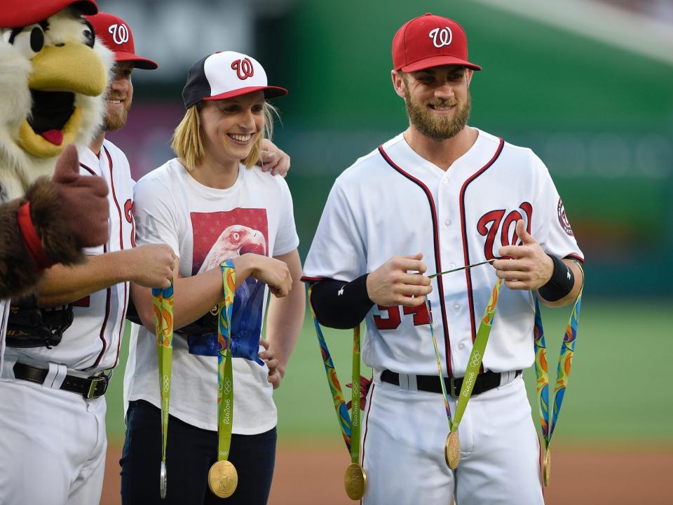 katie ledecky bryce harper