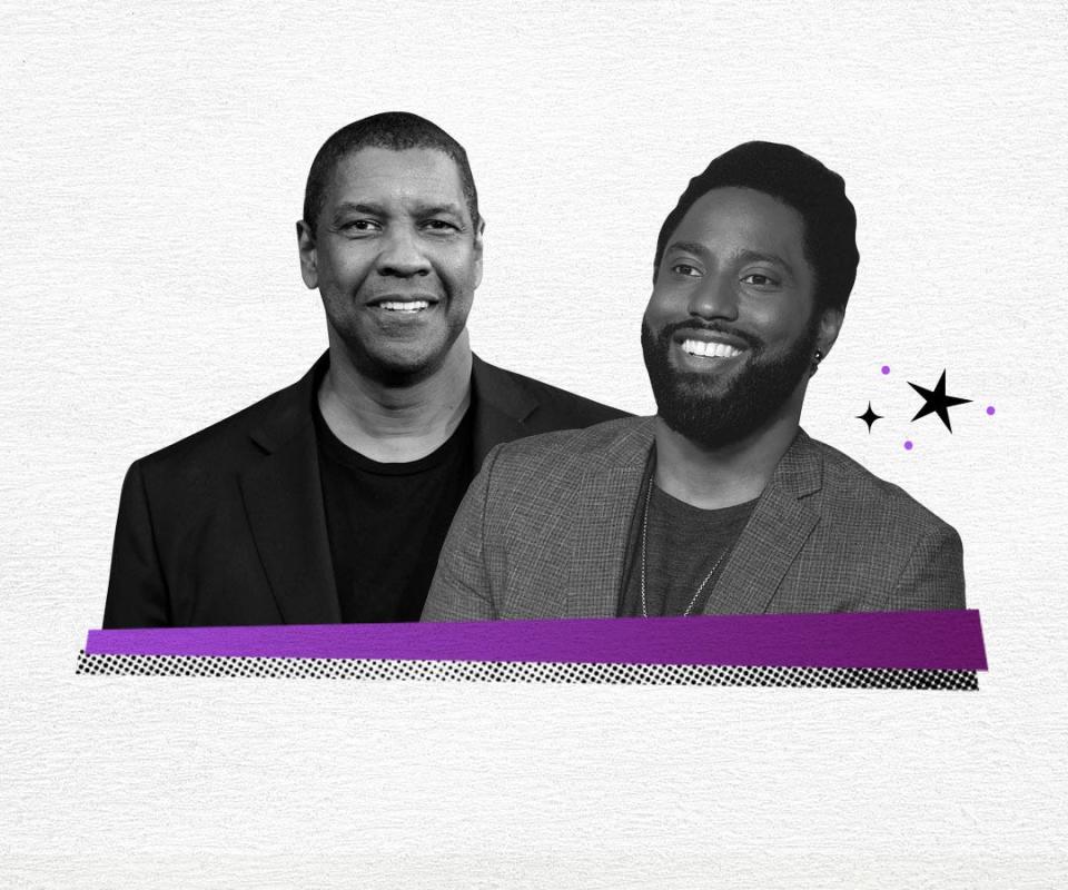 Denzel Washington and son John David Washington, both pictured in 2018.