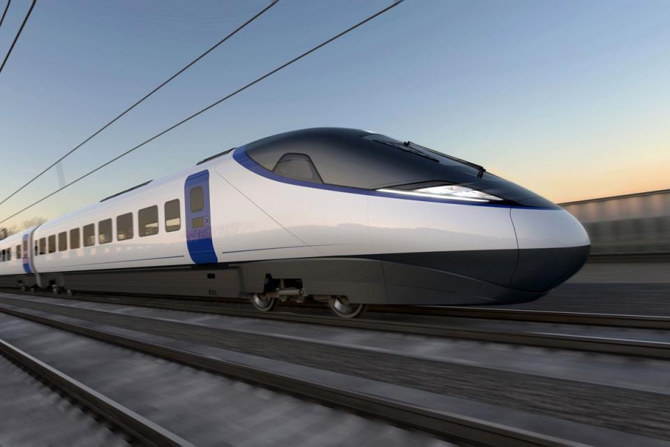 HS2’s budget has ballooned, with costs reportedly breaching £100 billion (HS2/PA) (PA Media)