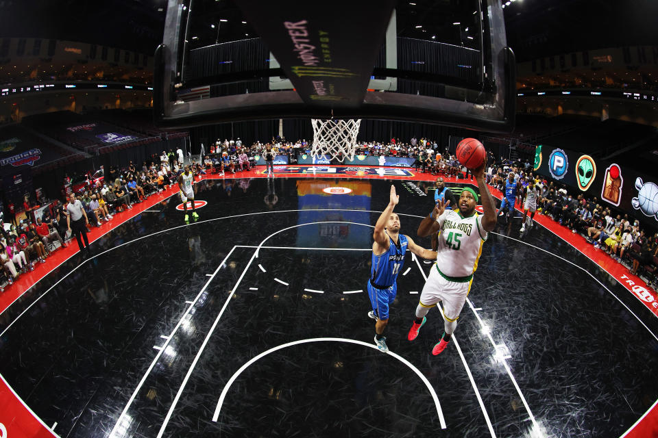 The BIG3, shown last summer in Las Vegas, will host a 12-week season this summer in Chicago and Dallas before two weeks of playoffs and the league's first-ever All-Star Game. (Christian Petersen/Getty Images for BIG3)