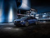 <p>The color seen here is called Canyon River Blue metallic, and it's new to the Accord for 2023.</p>
