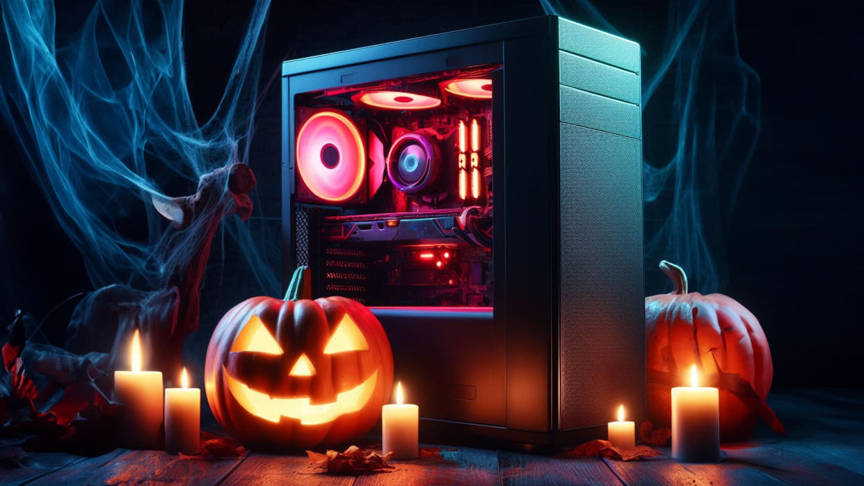  Spooky gaming PC. 