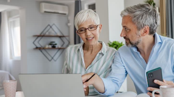 A woman and her husband explore taking substantially equal periodic payments so they can retire early.