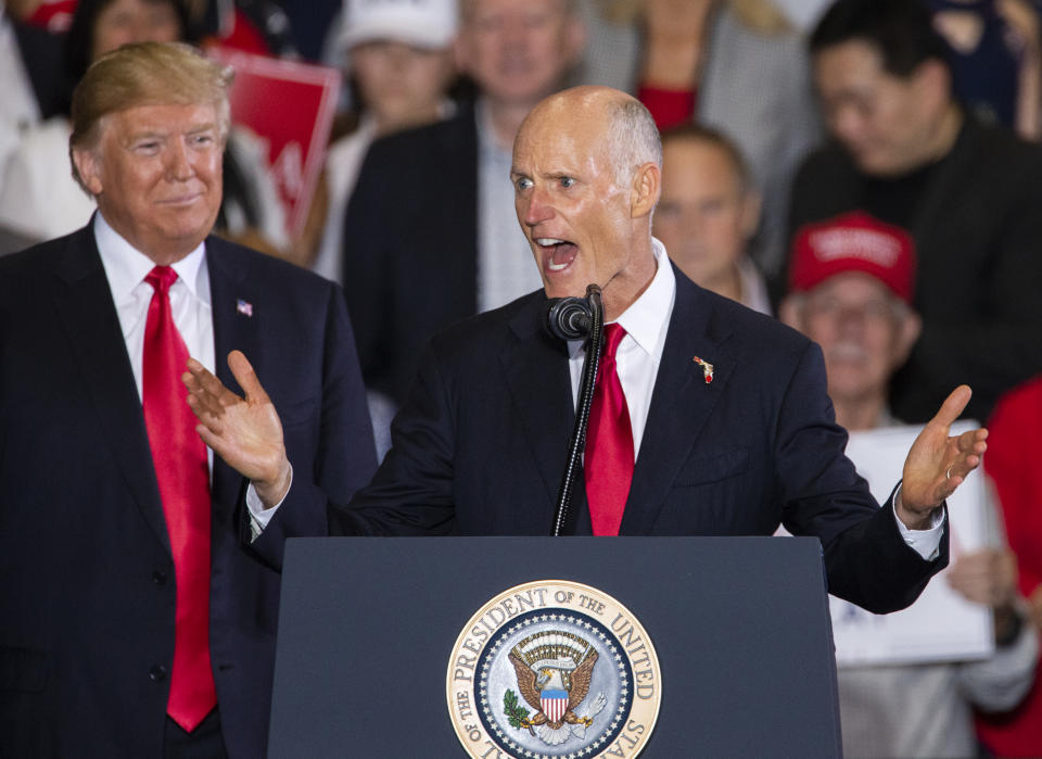 Rick Scott, ehemaliger Gouverneur von Florida, gehört immer noch zu den Unterstützern Donald Trumps. (Bild: Mark Wallheiser/Getty Images)