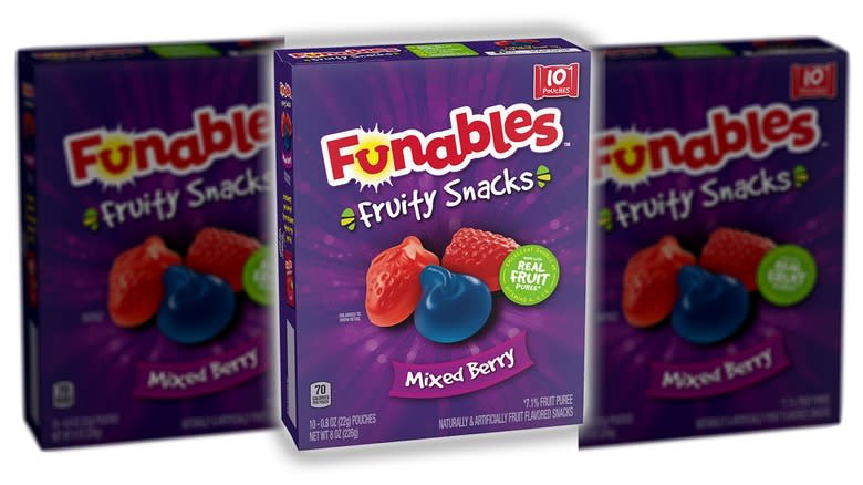 Box of Funables Fruity Snacks