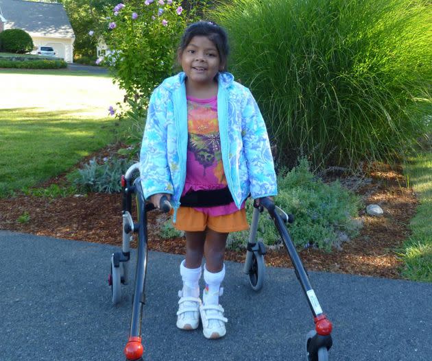 Dalia on her way to kindergarten. (Photo: Courtesy of Jessica Fein)