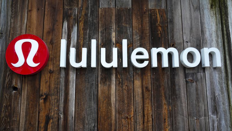 The sign on a Lululemon store in Pittsburgh.