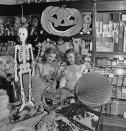 <p>Halloween has been observed for a <em>very</em> long time! The origins date to the ancient <a href="https://www.history.com/topics/halloween/history-of-halloween" rel="nofollow noopener" target="_blank" data-ylk="slk:Celtic festival of Samhain;elm:context_link;itc:0;sec:content-canvas" class="link ">Celtic festival of Samhain</a>, observed on October 31, when people lit bonfires and wore costumes to ward off ghosts that walked this night. Since then, it's become a tradition to cover our homes—inside and out—in spooky decor. Naturally, what we've displayed has changed over the years. So if you want to mix it up this year, consider looking to years prior. From festive figurines to party plates, these vintage-style Halloween decorations will help you get ready for all of your Halloween-centric activities this year. </p>