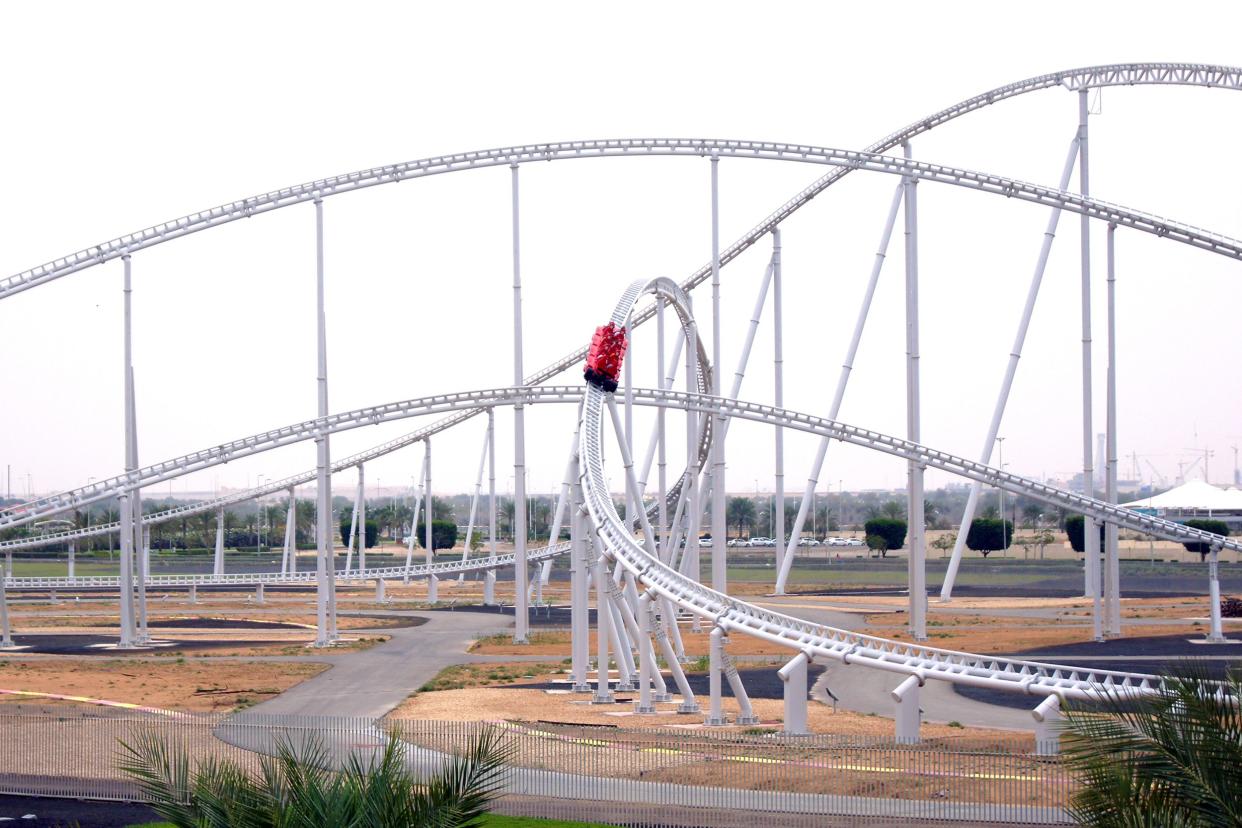 The Formula Rossa Roller Coaster, Abu Dhabi, United Arab Emirates