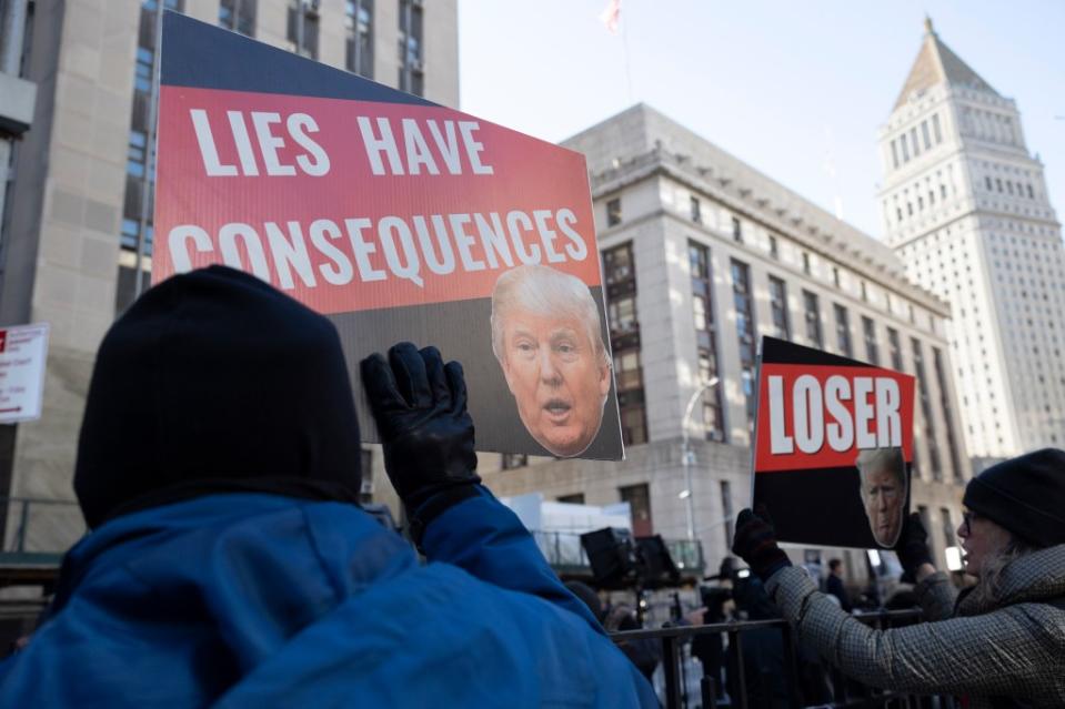 The case, which marks the first time an ex-US president has gone on trial on criminal charges, is slated to last roughly four months — and Trump will have to be there in person every day the court is in session. Gina M Randazzo/ZUMA Press Wire / SplashNews.com