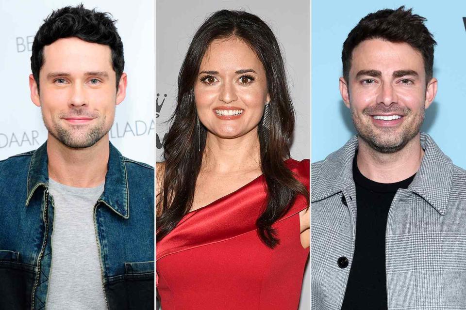 <p>Lily Lawrence/WireImage; Michael S. Schwartz/Getty; Mike Coppola/Getty </p> Ben Hollingsworth, Danica McKellar, Jonathan Bennett