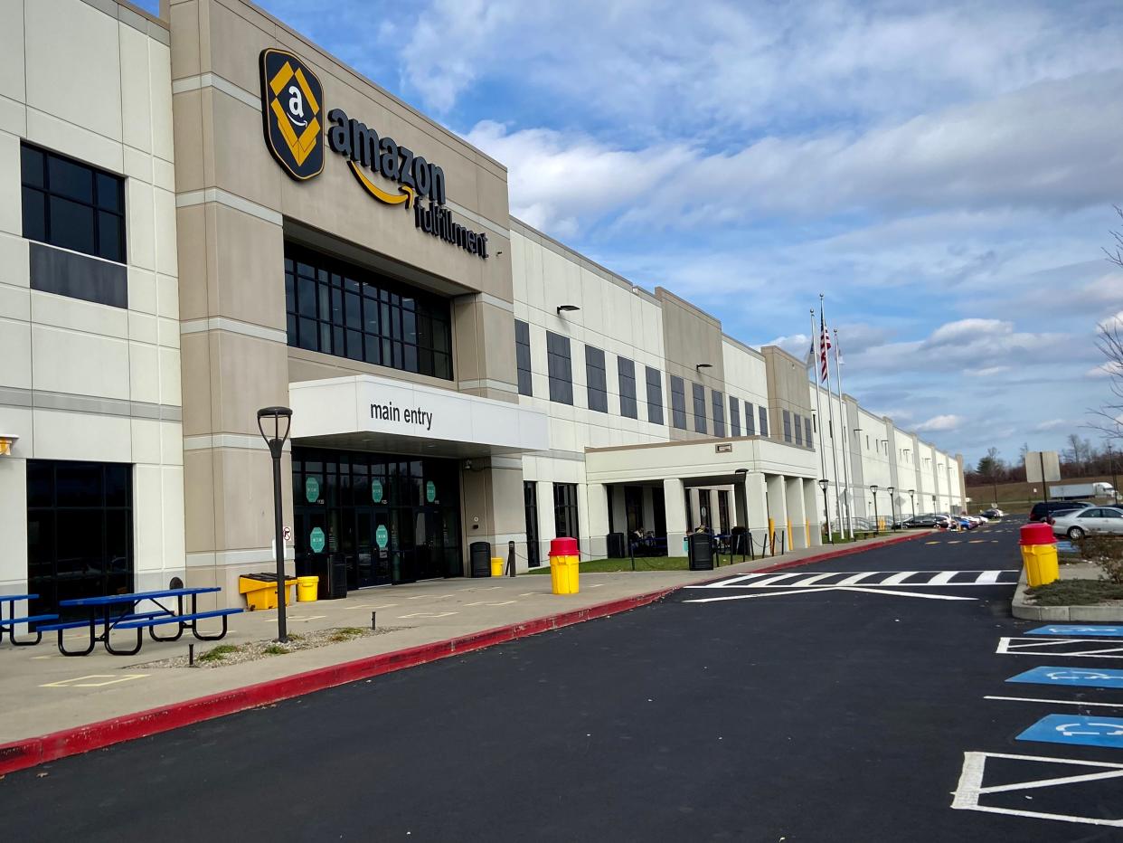 Amazon has a fulfillment center at 1180 Innovation Way in Fall River.