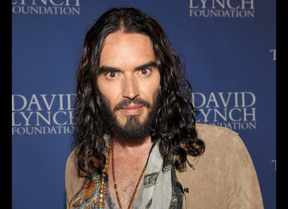 After just over a year of marriage, Russell Brand <a href="http://www.tmz.com/2011/12/30/katy-perry-divorce-russell-brand/" target="_hplink">filed to divorce</a> Katy Perry in December 2011.  In his opening monologue as host of the 2012 MTV Movie Awards, Brand <a href="http://www.mtv.com/news/articles/1686401/russell-brand-host-monologue-mtv-movie-awards.jhtml" target="_hplink">made light of the split</a>: "Last time I did an MTV show I ended up marrying someone," he said, referring to <a href="http://articles.nydailynews.com/2012-06-04/news/32037250_1_russell-brand-mtv-movie-awards-show-kris-humphries" target="_hplink">his meeting ex-wife Perry</a> at an MTV Video Music Awards rehearsal in 2009. "Tonight I'm going to keep my eyes peeled for my next wife."