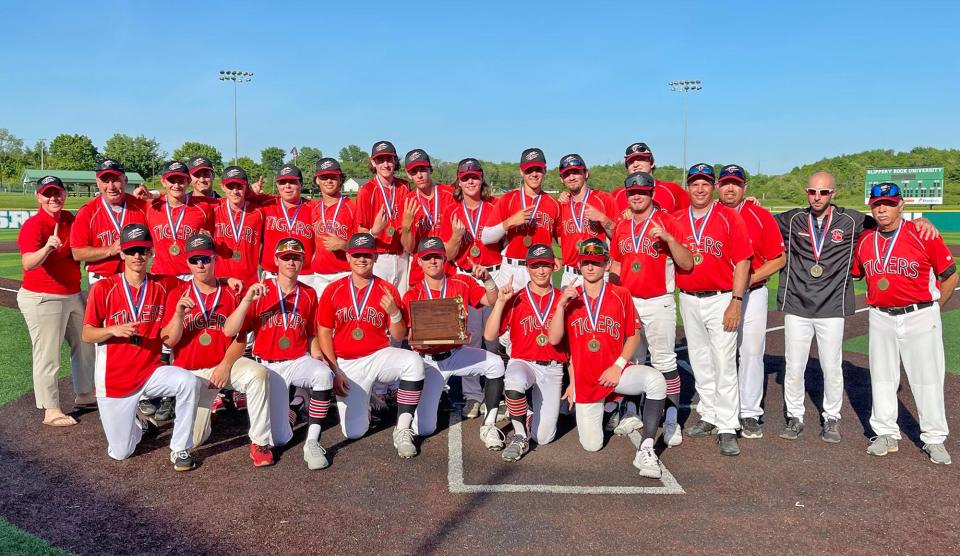 The Fairview baseball team won the District 10 Class 3A championship with a 6-4 victory over Franklin at Slippery Rock University on Monday, May 30, 2022.