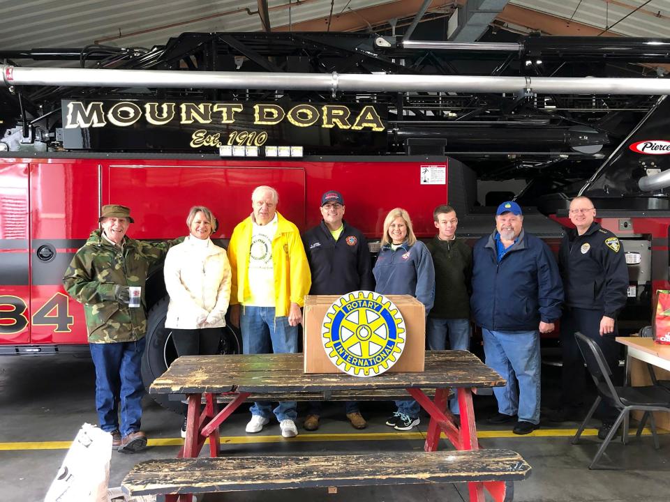 The Mount Dora Fire Department collected 7,211 pounds of food through goods and monetary donation at the 2nd annual Tri-City Fire Department Food Drive Challenge.