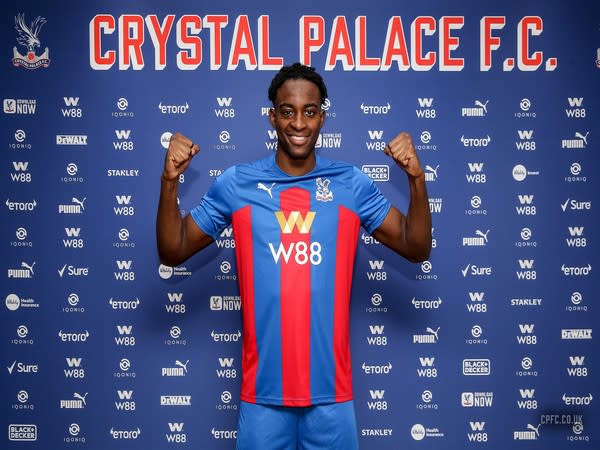 Forward Jean-Philippe Mateta (Photo/ Crystal Palace Twitter)