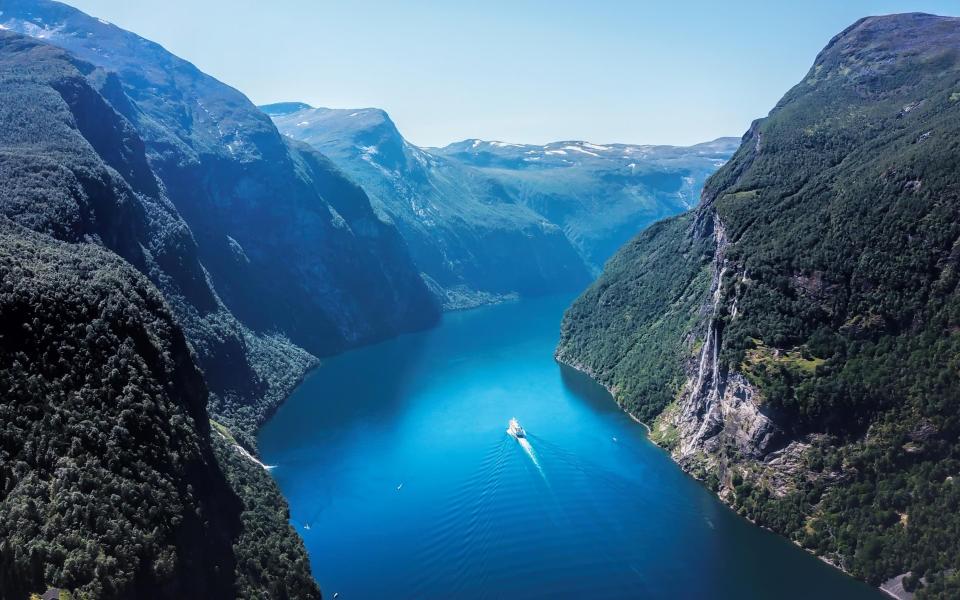 Cruises through the Norwegian fjords offer activities for the whole family (plus an abundance of beautiful landscapes) - GEIR KRISTIANSEN