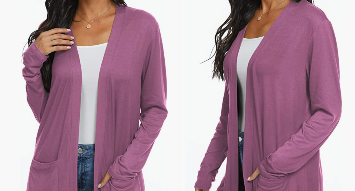 This 'flattering' cardigan is trending on Amazon — here's why (Photos via Amazon)